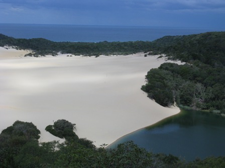 Fraser Island sandblow.