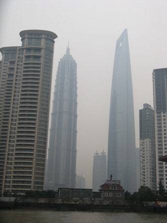 Pudong's towers, all built less than twenty years ago.