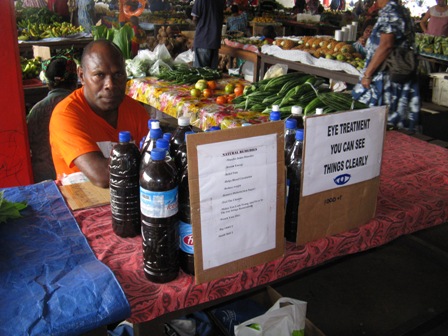 Port Vila market stall holder.