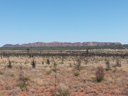 Gosse Bluff, part of the Western McDonnell Ranges.