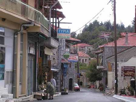 Vytina's main street.