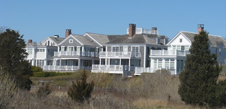 Edgartown North Water St former sea captain houses.