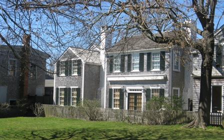 Typical Edgartown houses.