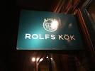 Rolf's Kok restaurant sign, a welcoming sight