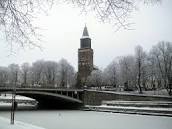 Turku cathedral in winter