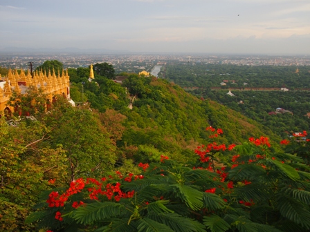 Mandalay Hill view