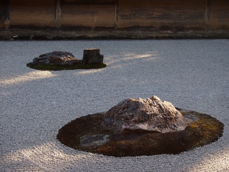 Zen garden at Ryoanji Temple